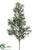 Glitter Podocarpus Spray - Green - Pack of 12