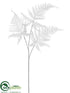 Silk Plants Direct Fern Spray - White Ice - Pack of 12