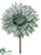 Glitter Gerbera Daisy Pick - Aqua Light - Pack of 12