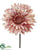 Glitter Gerbera Daisy Pick - Mauve - Pack of 12