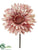 Glitter Gerbera Daisy Pick - Mauve - Pack of 12