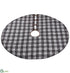 Silk Plants Direct Plaid Tree Skirt - Gray - Pack of 2