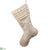 Lurex Cotton Stocking - Beige Gold - Pack of 4