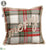 Merry Christmas Plaid Pillow - Green Red - Pack of 2