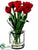 Tulip - Red - Pack of 4