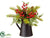 Berry, Pine Cone, Pine - Green Red - Pack of 2