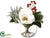 Magnolia, Berry Arrangement - Cream Red - Pack of 4