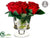 Velvet Rose - Red - Pack of 2