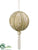 Pearl Tassel Ball Ornament - Gold Pearl - Pack of 6