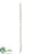 Icicle Ornament - White Glittered - Pack of 12