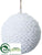 Bell Ornament - White Snow - Pack of 12