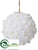 Ball Ornament - White Pearl - Pack of 6