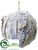 Ball Ornament - Beige Snow - Pack of 12