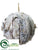 Ball Ornament - Beige Snow - Pack of 6