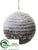 Ball Ornament - Brown Snow - Pack of 4