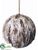 Birch Ball Ornament - Brown Beige - Pack of 12