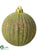 Ball Ornament - Green Antique - Pack of 6