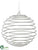 Ball Ornament - White - Pack of 6