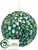 Ball Ornament - Green - Pack of 2