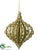 Onion Ornament - Gold - Pack of 24