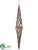 Twig Ornament - Brown Ice - Pack of 6