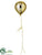 Balloon Ornament - Gold - Pack of 6