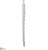 Icicle Ornament - Clear - Pack of 12