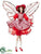 Fairy Ornament - Red White - Pack of 6