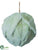 Lamb's Ear Ball Ornament - Green Gray - Pack of 6