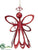 Angel Ornament - Red - Pack of 12