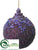 Ball Ornament - Purple - Pack of 12