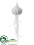 Silk Plants Direct Shell Ornament - White Pearl - Pack of 24