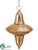 Finial Ornament - Gold - Pack of 1