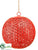 Ball Ornament - Red - Pack of 2