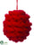 Ball Ornament - Red - Pack of 6