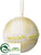 Ball Ornament - Gold Beige - Pack of 12