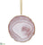 Agate Stone Ornament - Pink Gold - Pack of 6