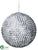 Ball Ornament - Silver Dark - Pack of 12