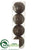 Beaded Ball Ornament - Bronze Glittered - Pack of 12