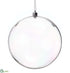 Silk Plants Direct Plastic Ball Ornament - Iridescent - Pack of 6