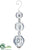 Drop Ornament - Clear - Pack of 12