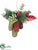 Ornament - Red Green - Pack of 12