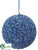 Ball Ornament - Peacock Blue - Pack of 6