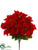 Poinsettia Bush - Red - Pack of 6