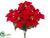 Poinsettia Bush - Red - Pack of 12