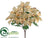 Poinsettia Bush - Gold - Pack of 12