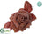 Beaded Rose - Brown - Pack of 12