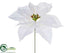 Silk Plants Direct Poinsettia Pick - White - Pack of 12