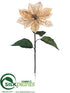 Silk Plants Direct Poinsettia Spray - Gold - Pack of 24