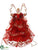 Glitter Angel - Red - Pack of 2